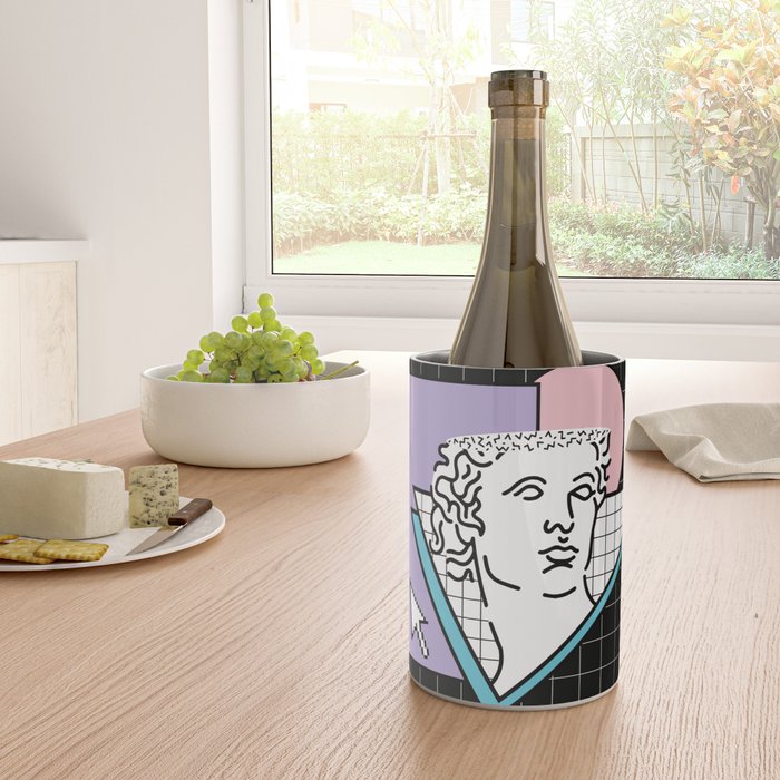 Apollo Vaporwave / greek god Wine Chiller Gallery Image 4