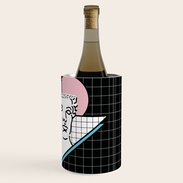 Apollo Vaporwave / greek god Wine Chiller Gallery Image 3