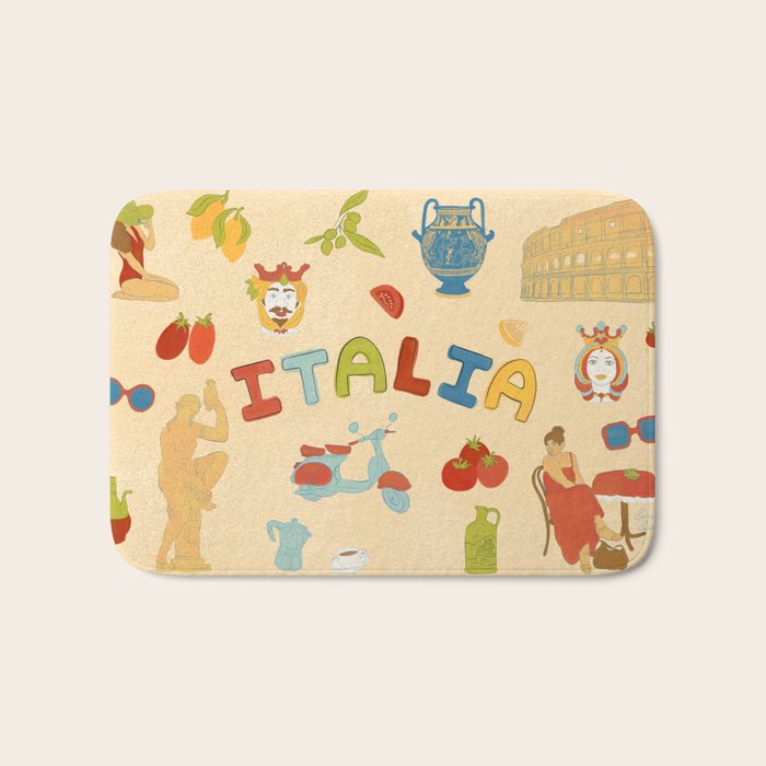 Viva Italia Bath Mat Gallery Image 1
