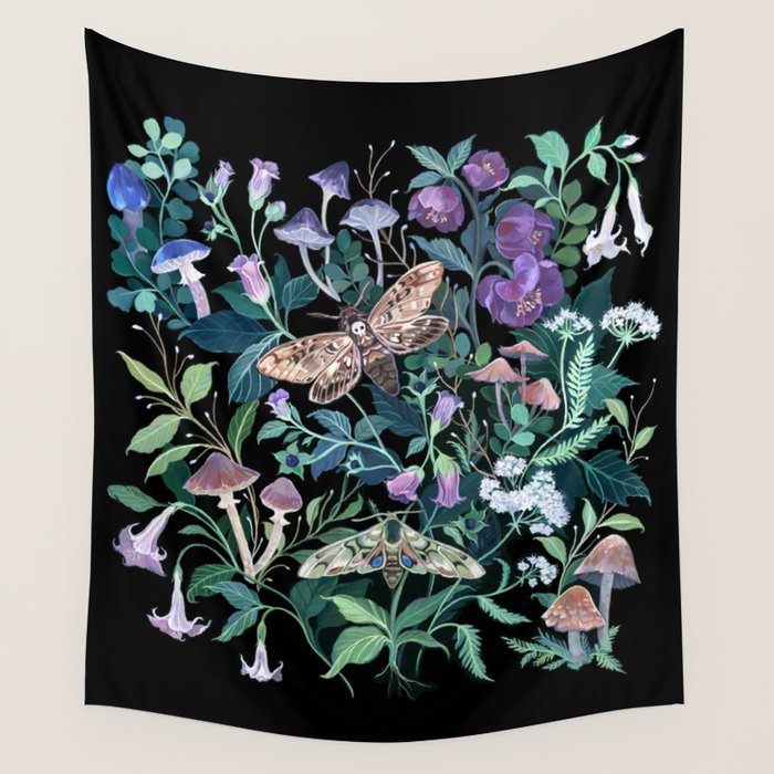 Witches Garden Wall Tapestry Gallery Image 1