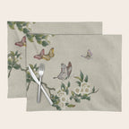 Pear flowers and butterflies type A - Minhwa : Koreafolkpainting Placemat Gallery Image 1