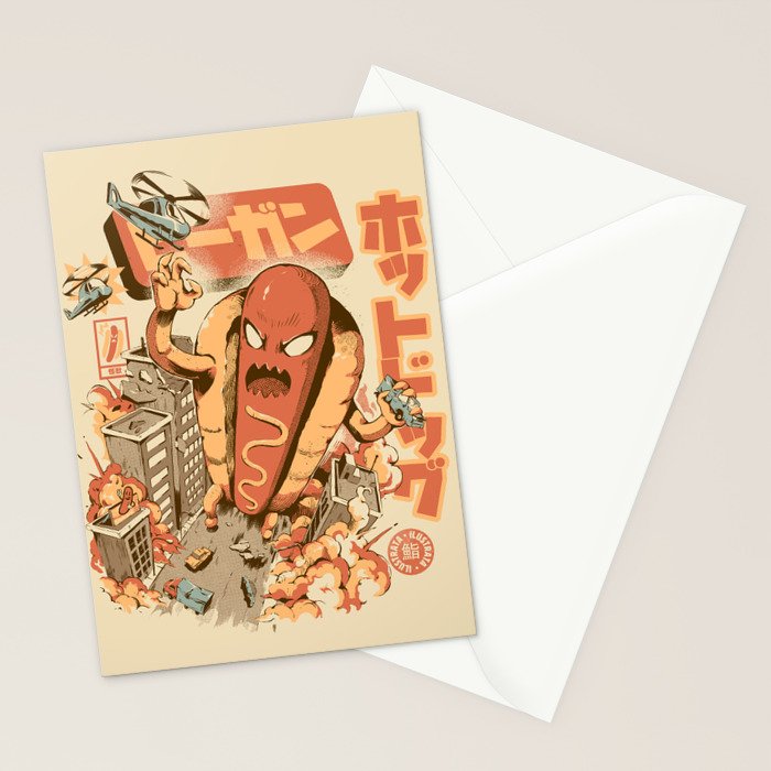 Great Hot Dog Stationery Card Gallery Image 2