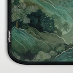Japanese Wall Art Maximalist Forest Fox Print Japandi Art Sage Green Botanical Wabi Sabi Painting Laptop Sleeve Gallery Image 3