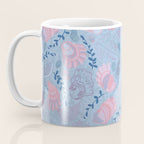 Coastal Oysters on the Beach in Sea Blue & Lavender Coffee Mug Gallery Image 3