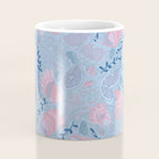 Coastal Oysters on the Beach in Sea Blue & Lavender Coffee Mug Gallery Image 4