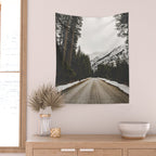 Great Mountain Roads - Nature Photography Wall Tapestry Gallery Image 2