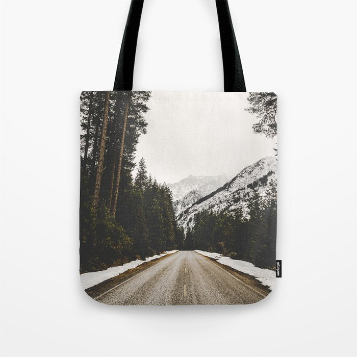 Great Mountain Roads - Nature Photography Tote Bag Gallery Image 1