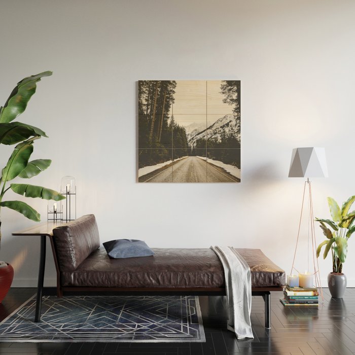 Great Mountain Roads - Nature Photography Wood Wall Art Gallery Image 2
