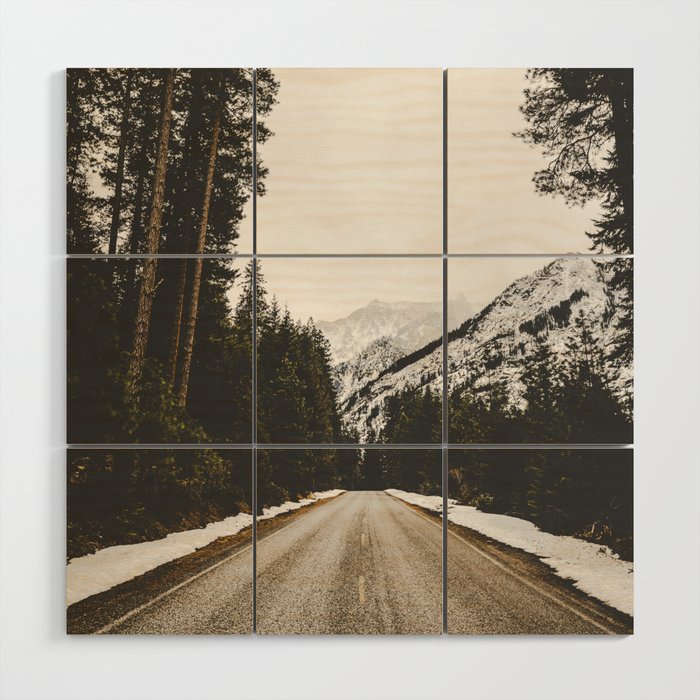 Great Mountain Roads - Nature Photography Wood Wall Art Gallery Image 1