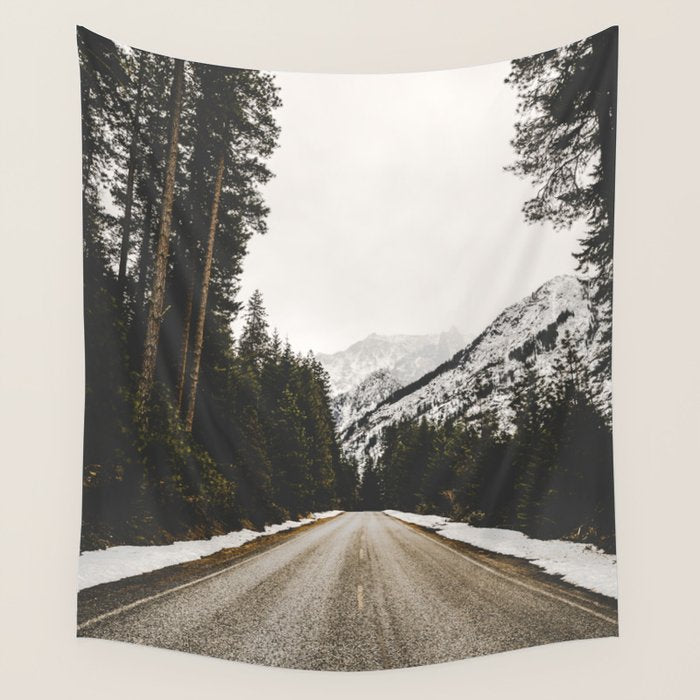 Great Mountain Roads - Nature Photography Wall Tapestry Gallery Image 4