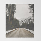 Great Mountain Roads - Nature Photography Throw Blanket Gallery Image 2