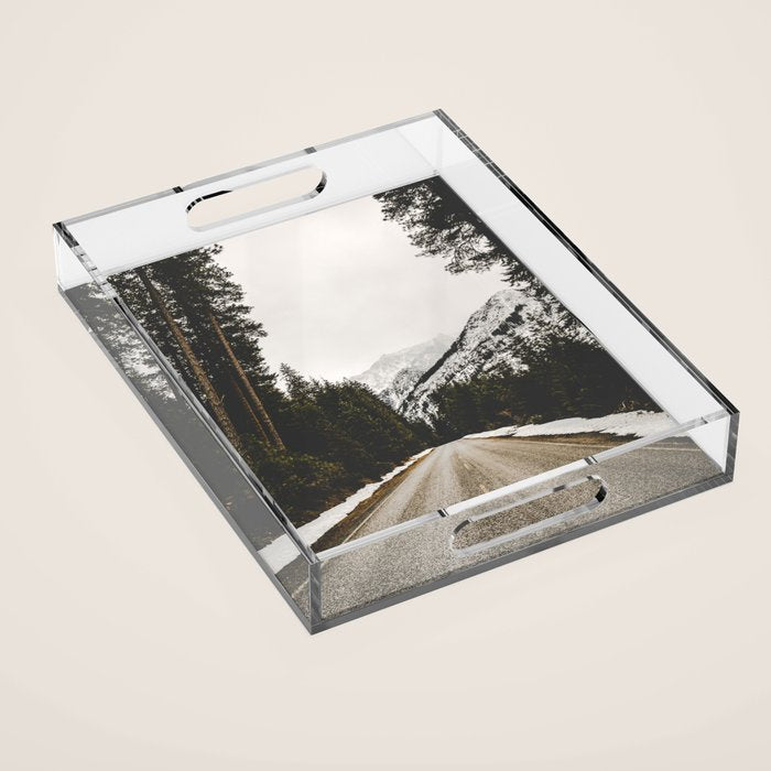 Great Mountain Roads - Nature Photography Acrylic Tray Gallery Image 1