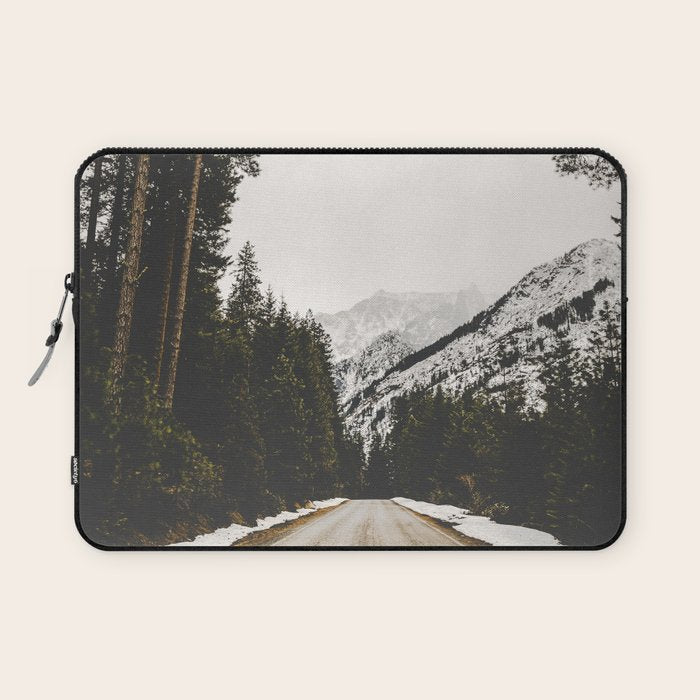Great Mountain Roads - Nature Photography Laptop Sleeve Gallery Image 1