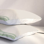Mid Century Modern Green Geometric Pillow Sham Gallery Image 3