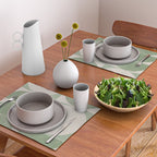 Mid Century Modern Green Geometric Placemat Gallery Image 2