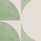 Mid Century Modern Green Geometric Coffee Mug Gallery Image 2