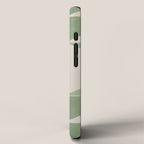 Mid Century Modern Green Geometric iPhone Case Gallery Image 2