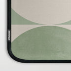 Mid Century Modern Green Geometric Laptop Sleeve Gallery Image 3
