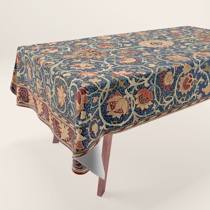 William Morris Holland Park Vintage Pattern Tablecloth Gallery Image 1