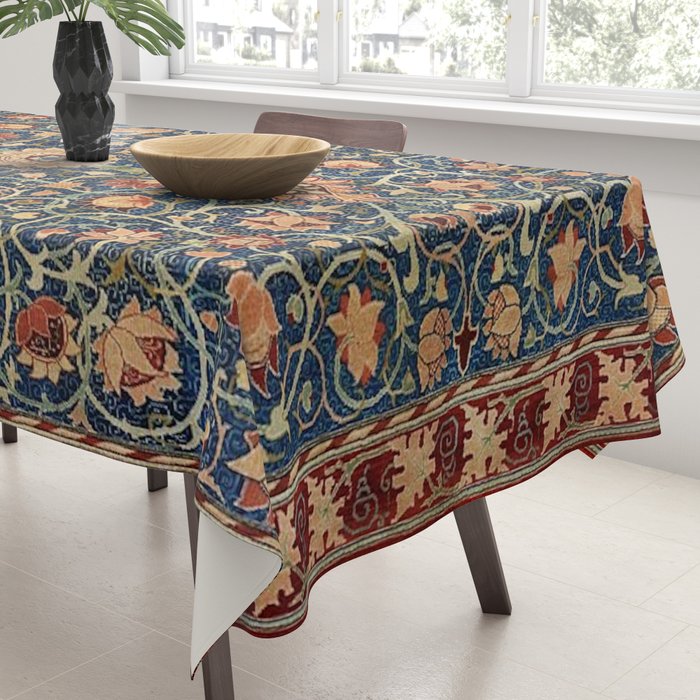 William Morris Holland Park Vintage Pattern Tablecloth Gallery Image 3