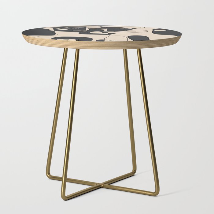 Abstract Faces 15 Side Table Gallery Image 1