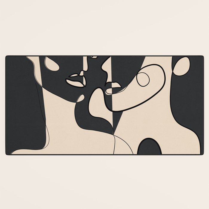 Abstract Faces 15 Desk Mat Gallery Image 3