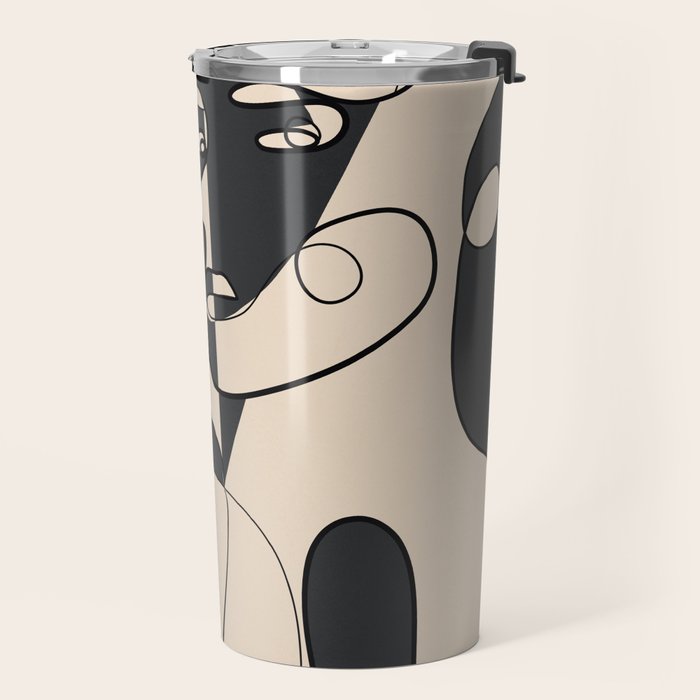 Abstract Faces 15 Travel Mug Gallery Image 2