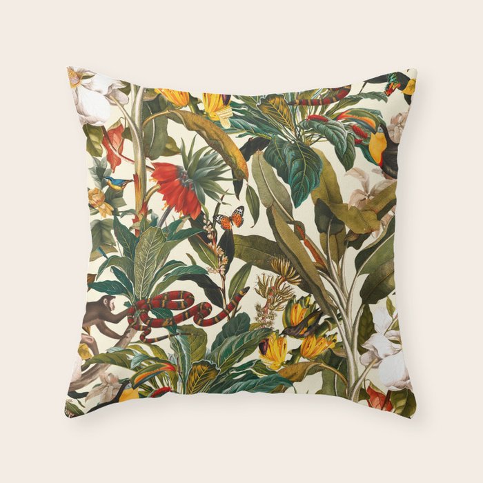 Beautiful Forest IV Throw Pillow Gallery Image 1