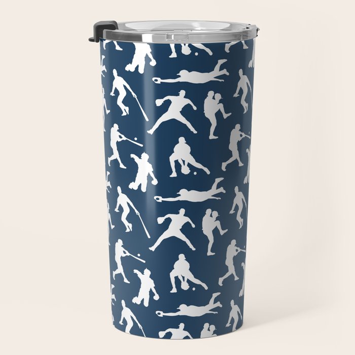 Baseball Players // Navy Travel Mug Gallery Image 3