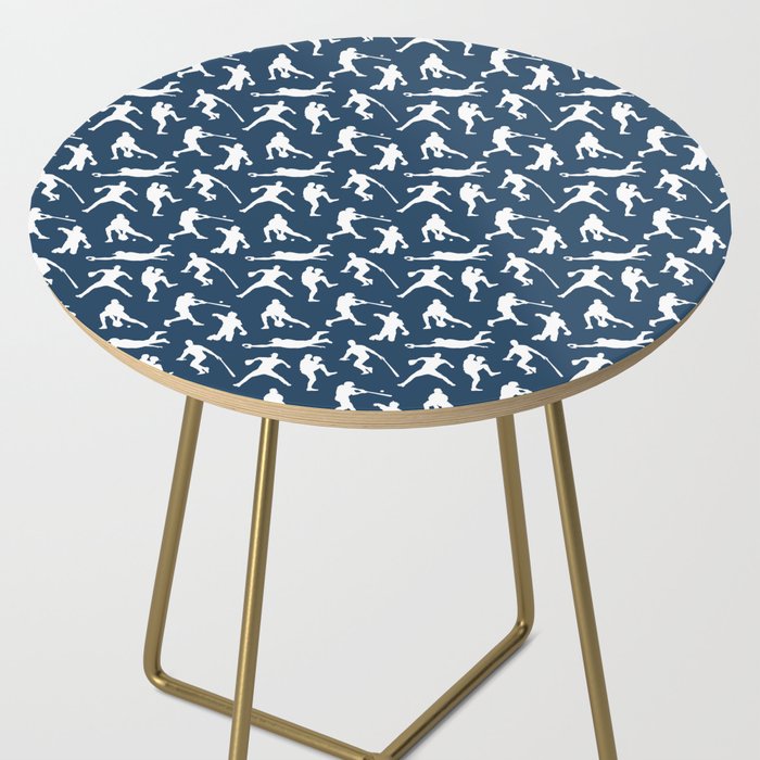 Baseball Players // Navy Side Table Gallery Image 2