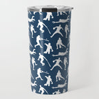 Baseball Players // Navy Travel Mug Gallery Image 1
