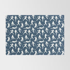 Baseball Players // Navy Rug Gallery Image 2