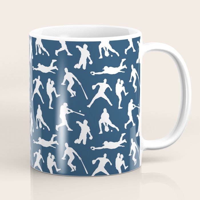Baseball Players // Navy Coffee Mug Gallery Image 1