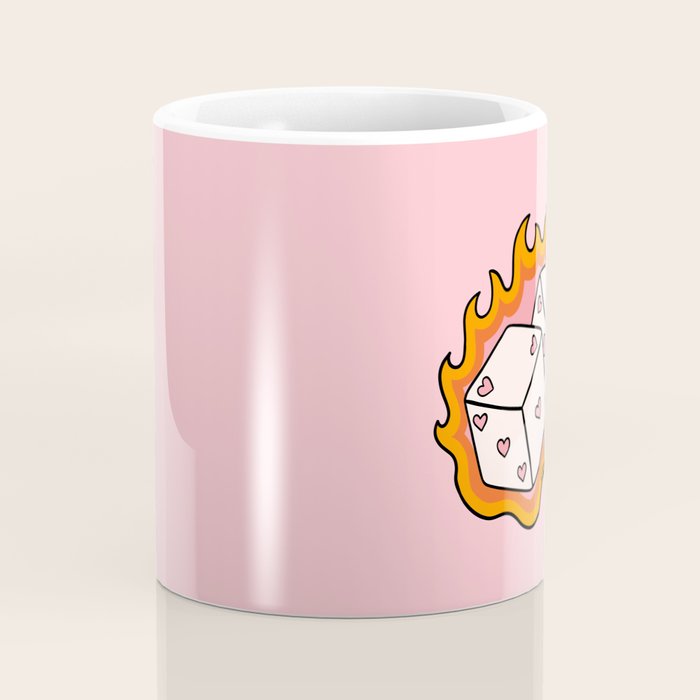Flame Dice Coffee Mug Gallery Image 4