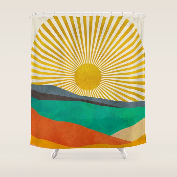 hope sun Shower Curtain Gallery Image 1