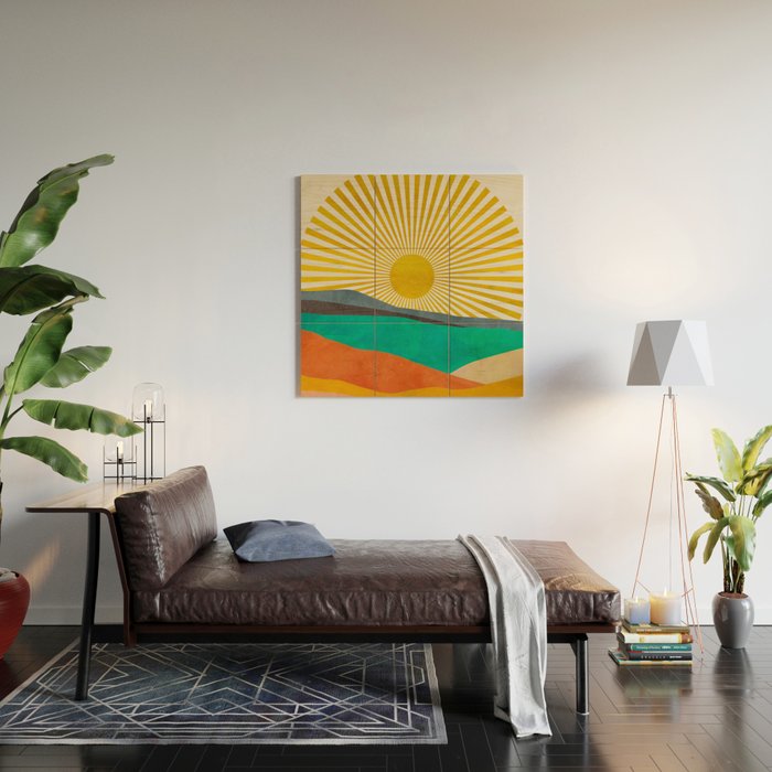 hope sun Wood Wall Art Gallery Image 2