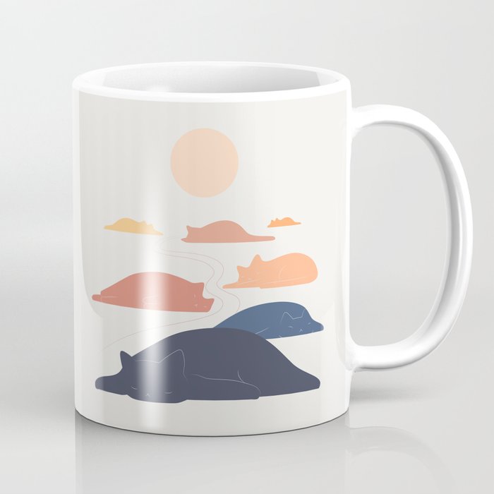 Cat Landscape 159 Coffee Mug Gallery Image 1
