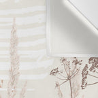Plant based calming atmosphere earthy tones Wall Tapestry Gallery Image 3