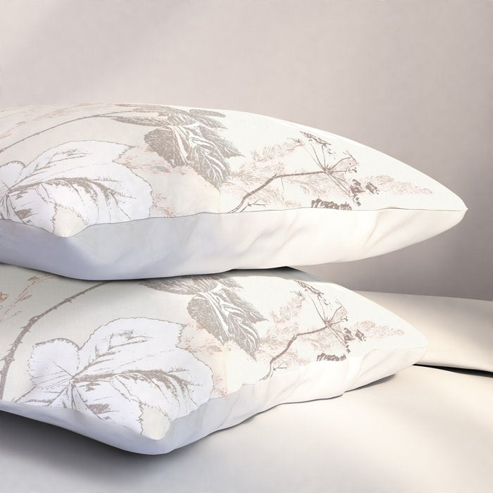 Plant based calming atmosphere earthy tones Pillow Sham Gallery Image 3