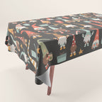 Christmas Gnomes Tablecloth Gallery Image 1
