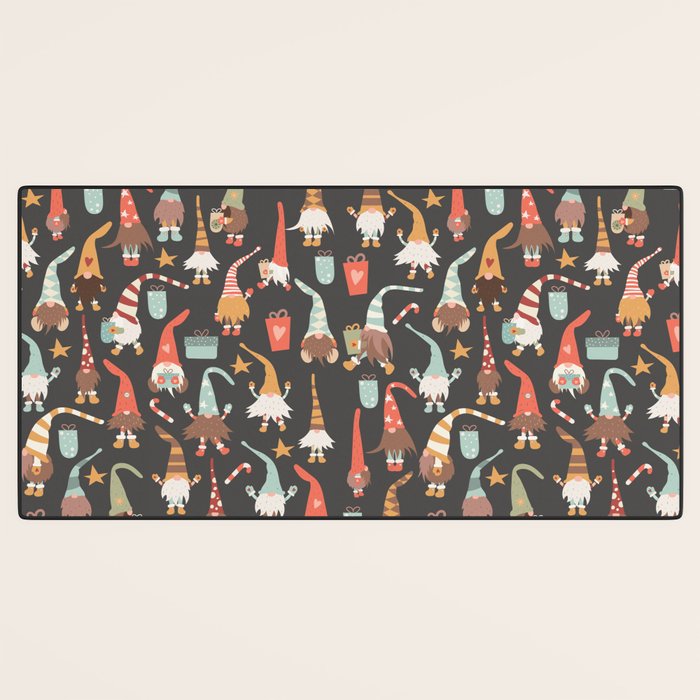 Christmas Gnomes Desk Mat Gallery Image 3