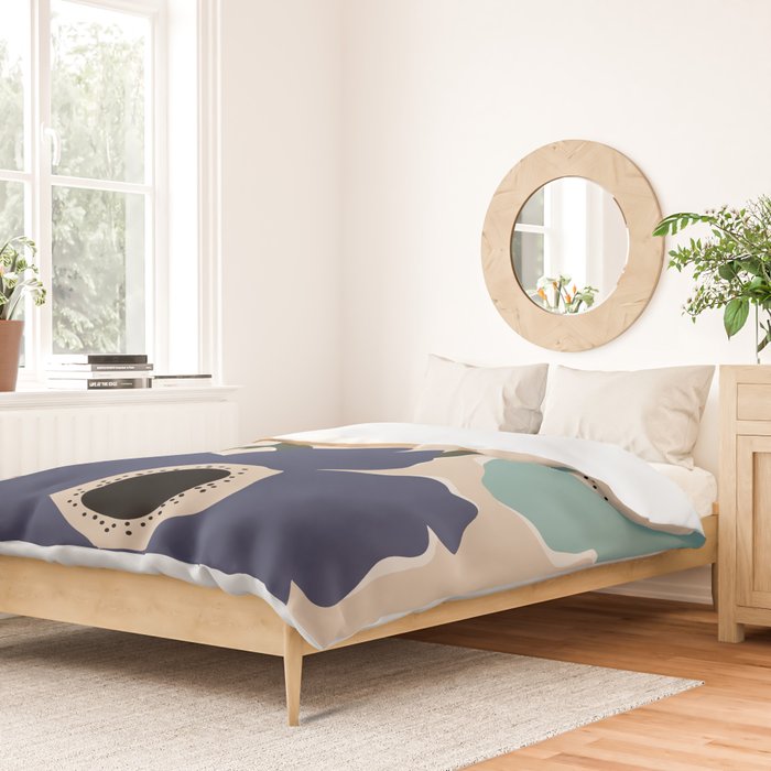 poppy flower market  Duvet Cover Gallery Image 2