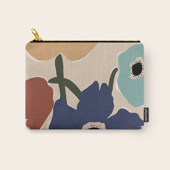 poppy flower market  Carry All Pouch Gallery Image 1