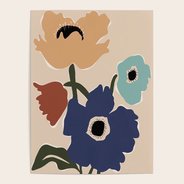 poppy flower market  Poster Gallery Image 4