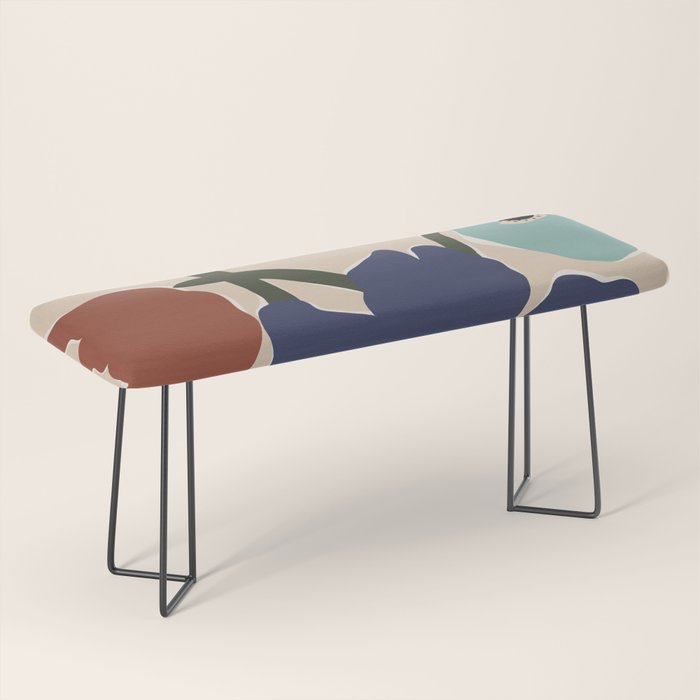 poppy flower market  Bench Gallery Image 1