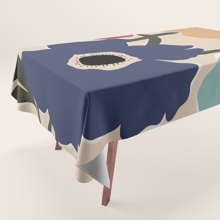 poppy flower market  Tablecloth Gallery Image 1