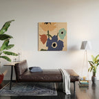 poppy flower market  Wood Wall Art Gallery Image 2