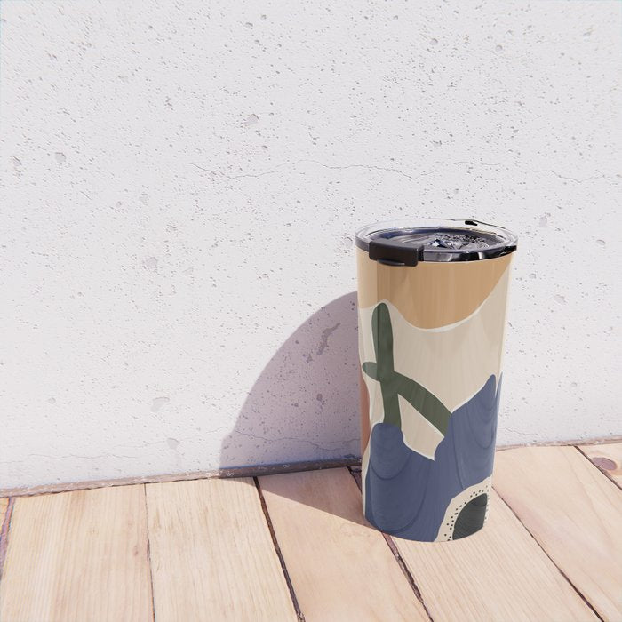 poppy flower market  Travel Mug Gallery Image 4