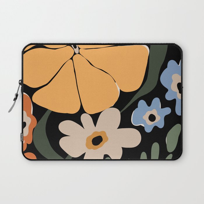 blooming big floral night  Laptop Sleeve Gallery Image 1