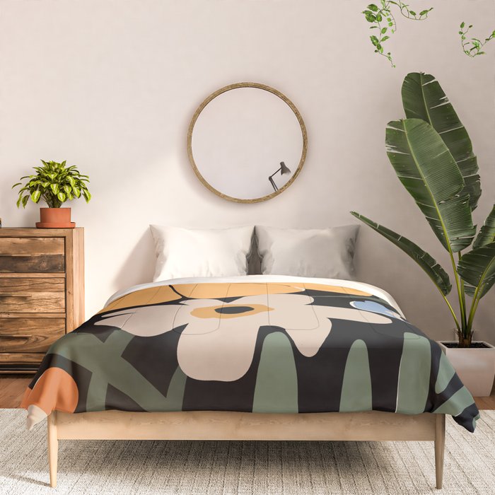 blooming big floral night  Comforter Gallery Image 3